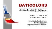 Baticolors ( Heroult stephane ) - Peintre (autre) - Peintre en batiment - Rénovation - iBat.nc
