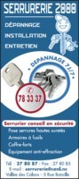 ALLO SERRURERIE2000 - Dépannage / Multi-Services - Serrurerie / Serrurier - iBat.nc