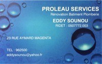 PROLEAU SERVICES - Dépannage / Multi-Services - Plomberie - Rénovation - iBat.nc